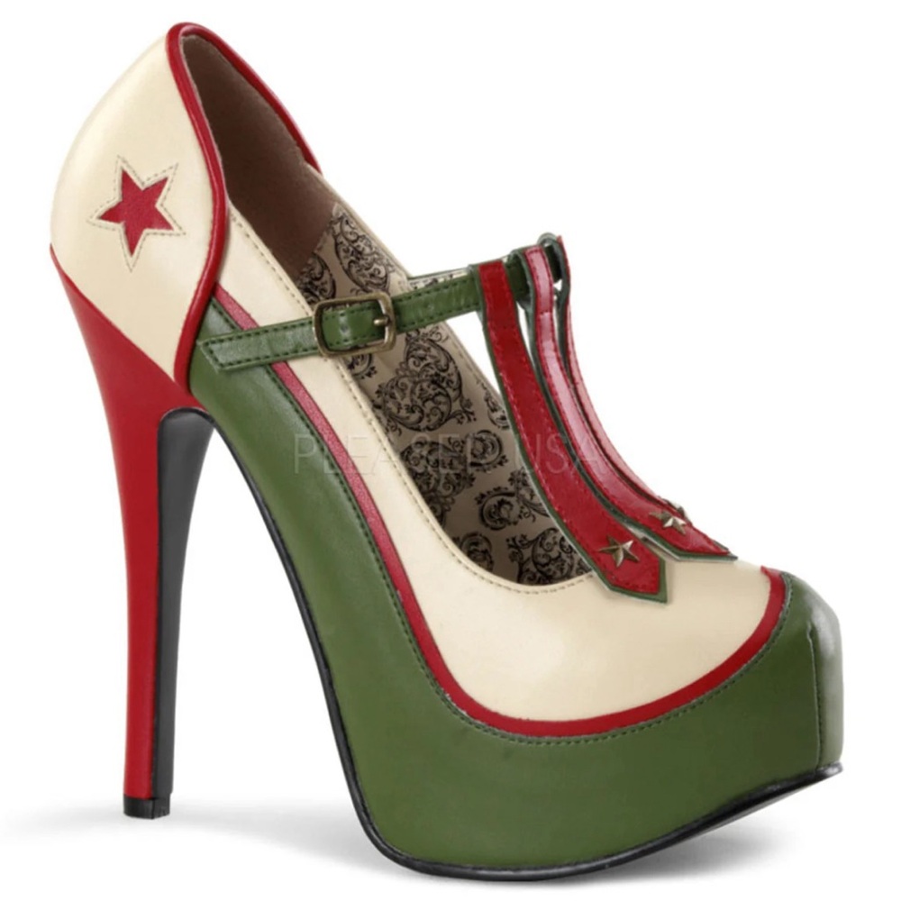 HALLOWEEN Bordello TEEZE Military Theme Platform-- Cos play (6)